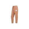 Essential Statement Washed Fleece Pants With Cuffed Ankles And Logo Detailing Men Bottoms Mineral-Clay-Yellow DR3090-215