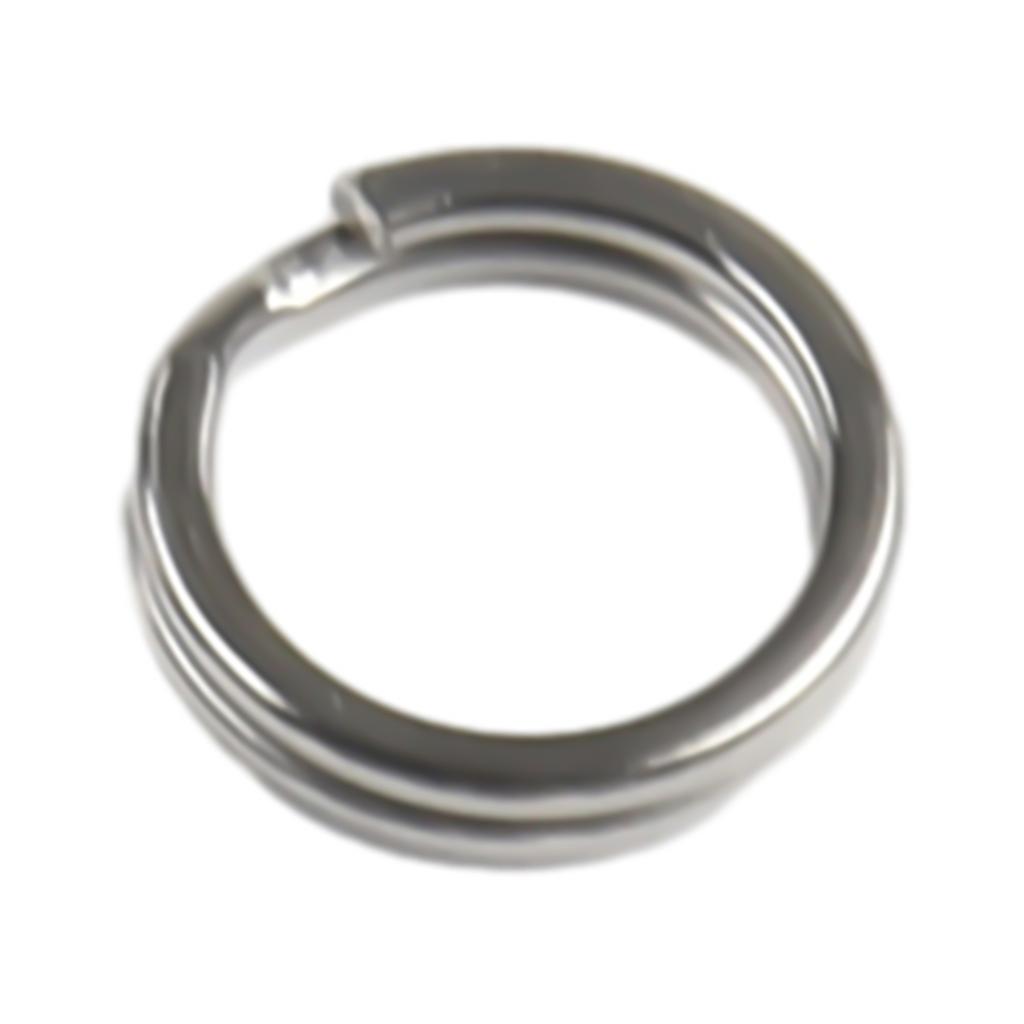 Practical Stainless Steel Fishing Connector Split Ring for Hard Bait Lure