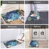3D Vibrant Koi Fish Doormat Non-Slip Kitchen Bath Mat Bedroom Balcony Floor Door Entrance Carpet Rug