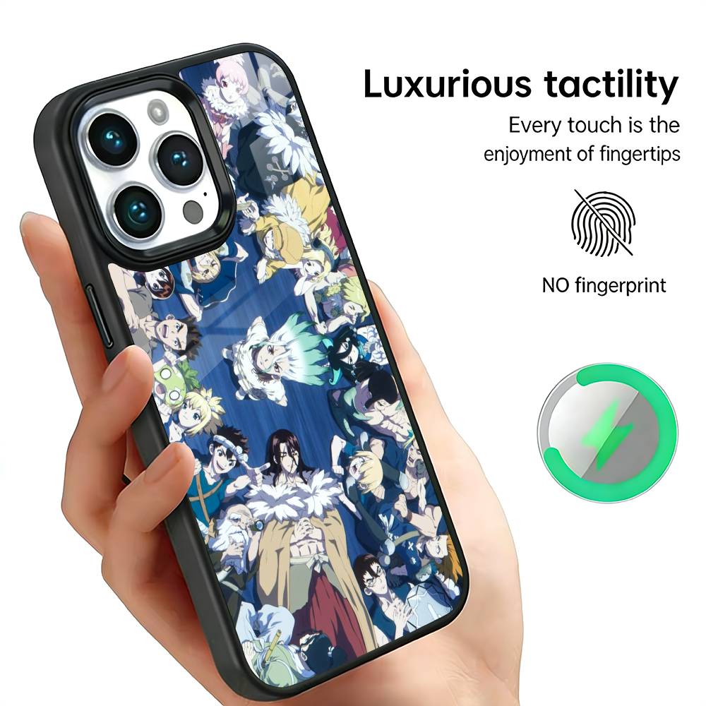 Dr S-STONE Phone Case For iPhone17,16,15,14,13,12,11 Plus,Pro Max, New Magnetic Wireless Charging