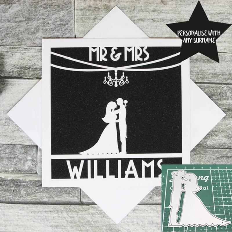 Brudgum Metal Cutting Dies Stencil Scrapbooking DIY album stämpel 