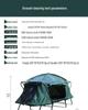 Double Layer Stormproof Outdoor Tent for Two - Rainproof, Thickened, Off-Ground, Perfect for Camping, Cold Weather, and Fishing