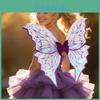 Fairy Butterfly Costume Wings For Kids Dress Up Party With Gold Detailing For Festival Celebrations