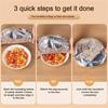 Aluminum Foil Film Insulation Cover Heat-Resistant Food Covers for Kitchen Elastic Freshness Keeping Bags Aluminium Foil Food Storage Covers