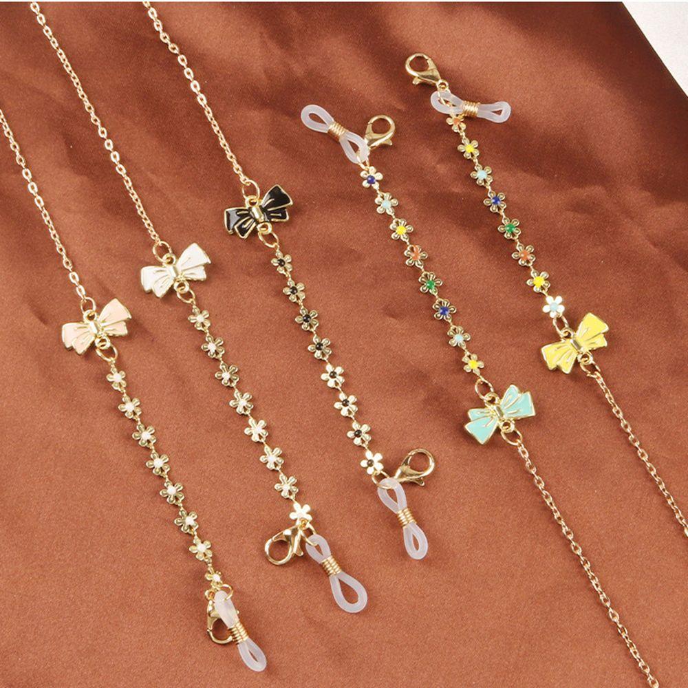 Buy Bow Sunglasses Neck Strap Cord Necklace Mask Holder Mask Chains Eyeglasses Chain Glasses