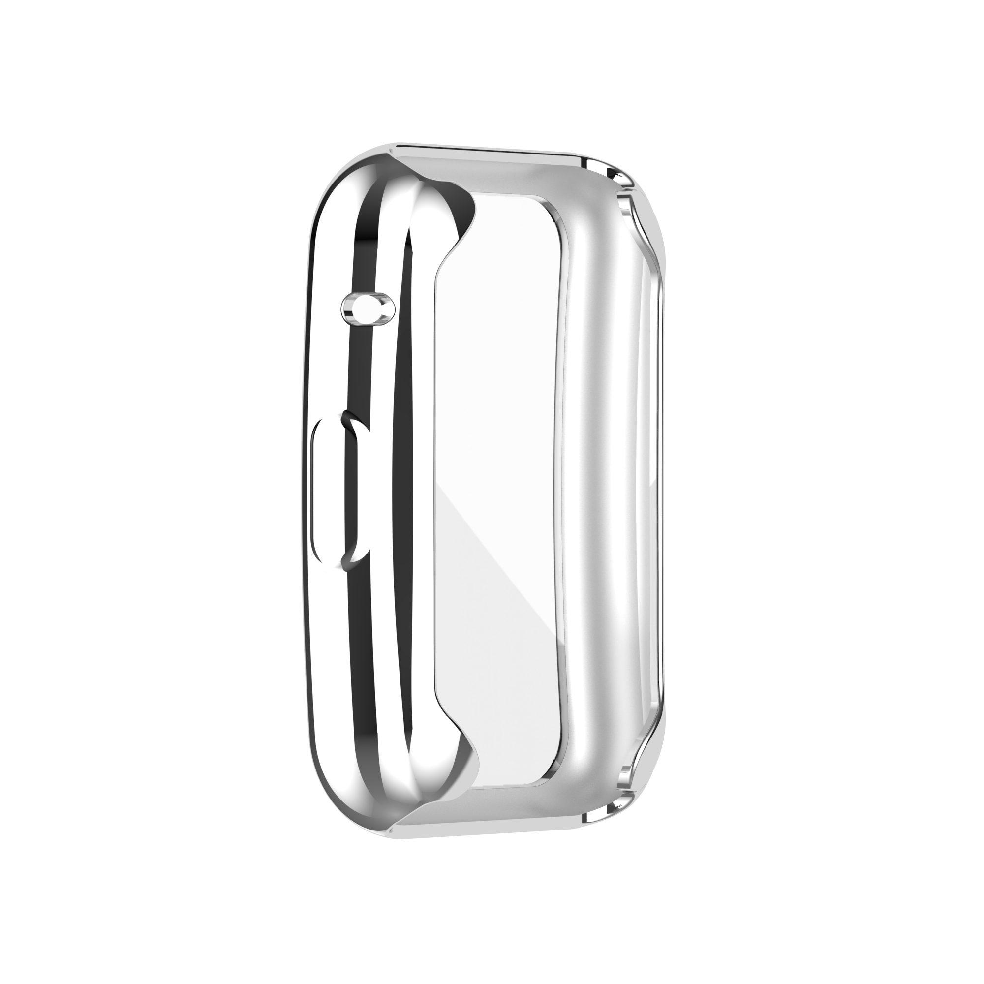 

Silicone Protective Watch Case For Huawei Watch Fit / Special Edition SE B39 Full Screen Protector Cover Accessories Soft Shell срібний