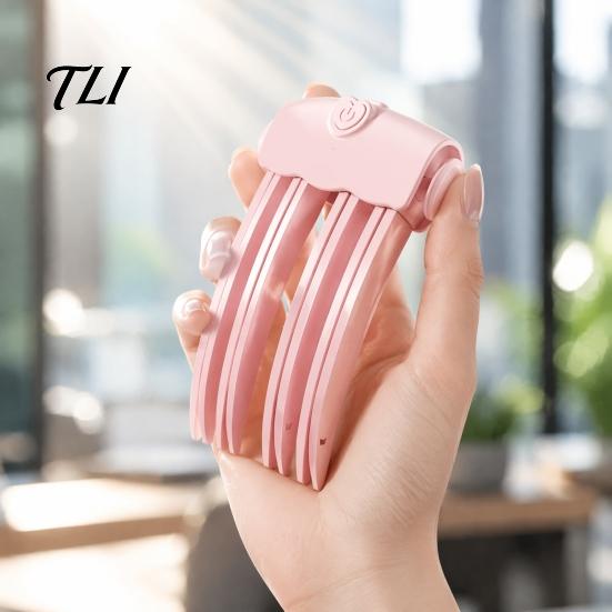 Electric Hair Volumizing Clamp 2Pcs Cordless Heated Volume Clip, Root Lifter Comb for Fine Flat Clip Bangs Styling, USB Rechargeable with