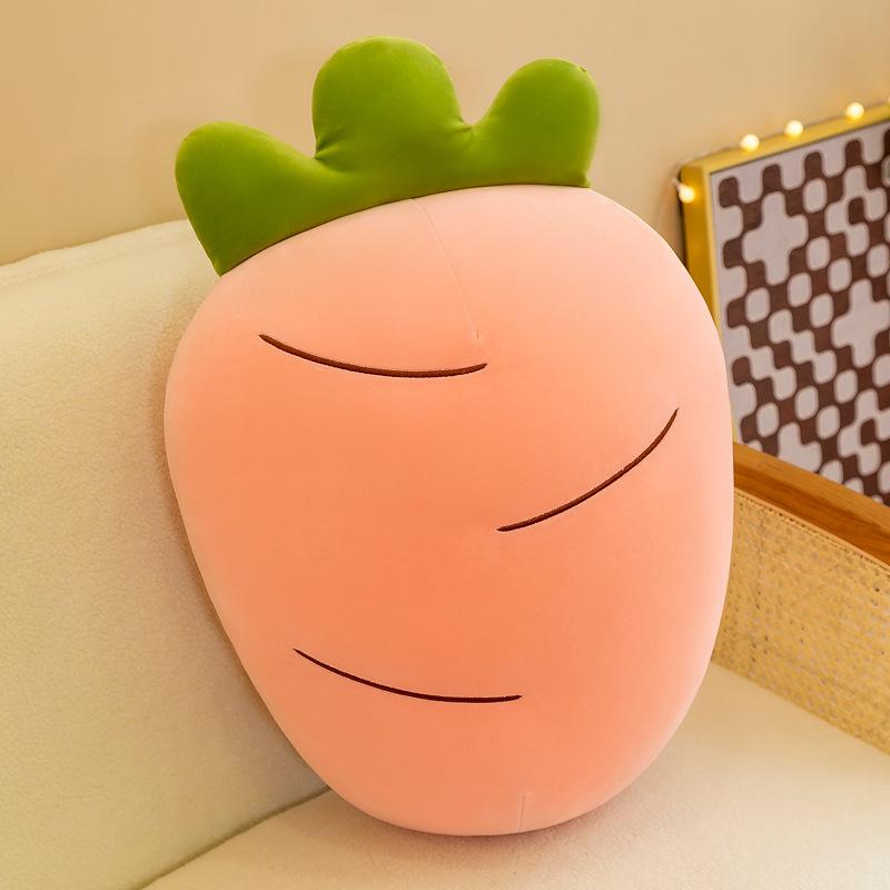 Carrot Soft Throw Pillow Doll Creative Vegetable Cartoon Plush Toy Down Cotton