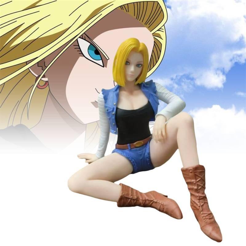 Ball Dragon Android 18 Figurine Cowboy Set Anime Model Toys Ornament Statuary