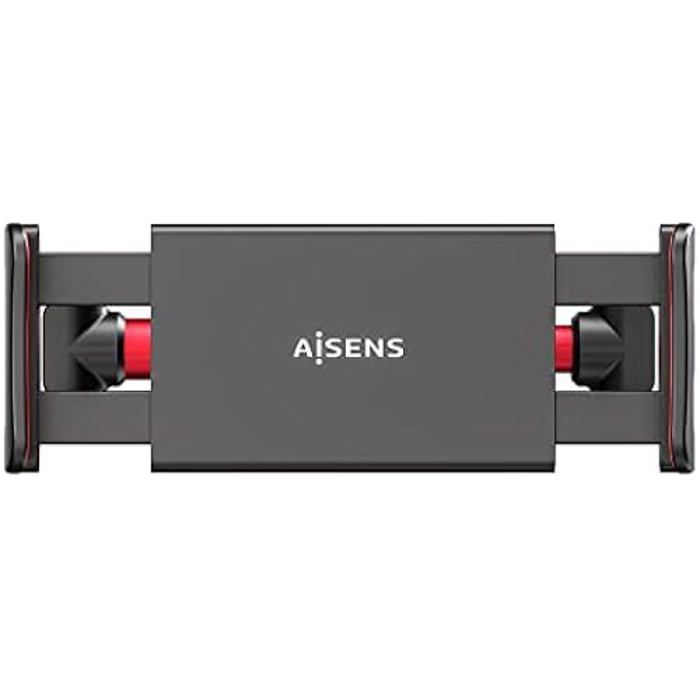 AISENS MSC1P-105 Adjustable Car Mount (1 Pivot) for Headrest for Phone/Tablet, Red