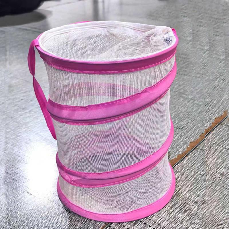 Mesh Cloth Butterfly Catching Cage with Zippered Lid for Summer Camp