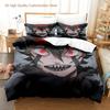 Neues Black Clover Bettwäscheset Einzelbett Doppelbett Full Queen King Size Bettwäscheset Schlafzimmer für Jungen und Erwachsene Bettbezug-Sets 3D Anime Bettlaken-Set