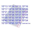 100 pcs 10cm Floral Edge Self-Adhesive OPP Bags, Moisture-Proof 10cm Wide Long Design.