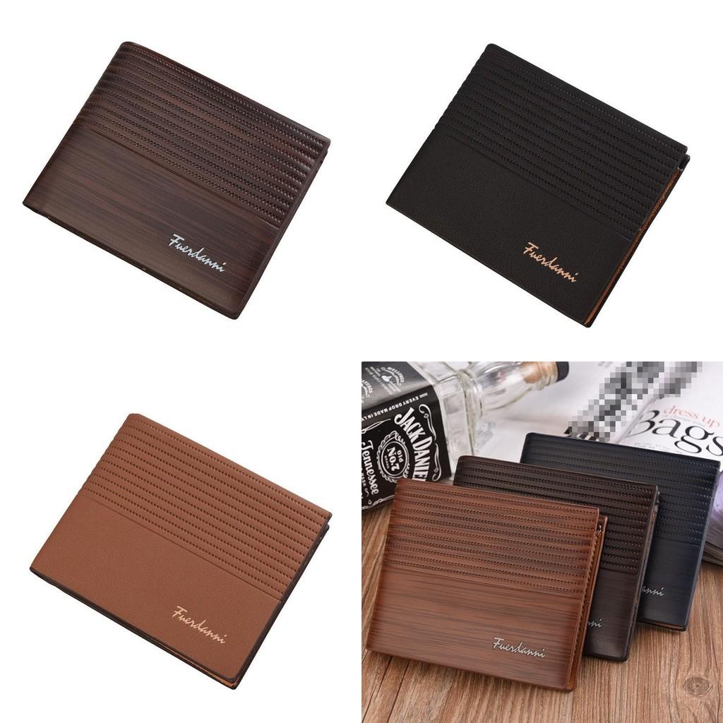 Stylish New Men's Wallet Slim Korean Design With Multiple Card Slots In Pu Leather