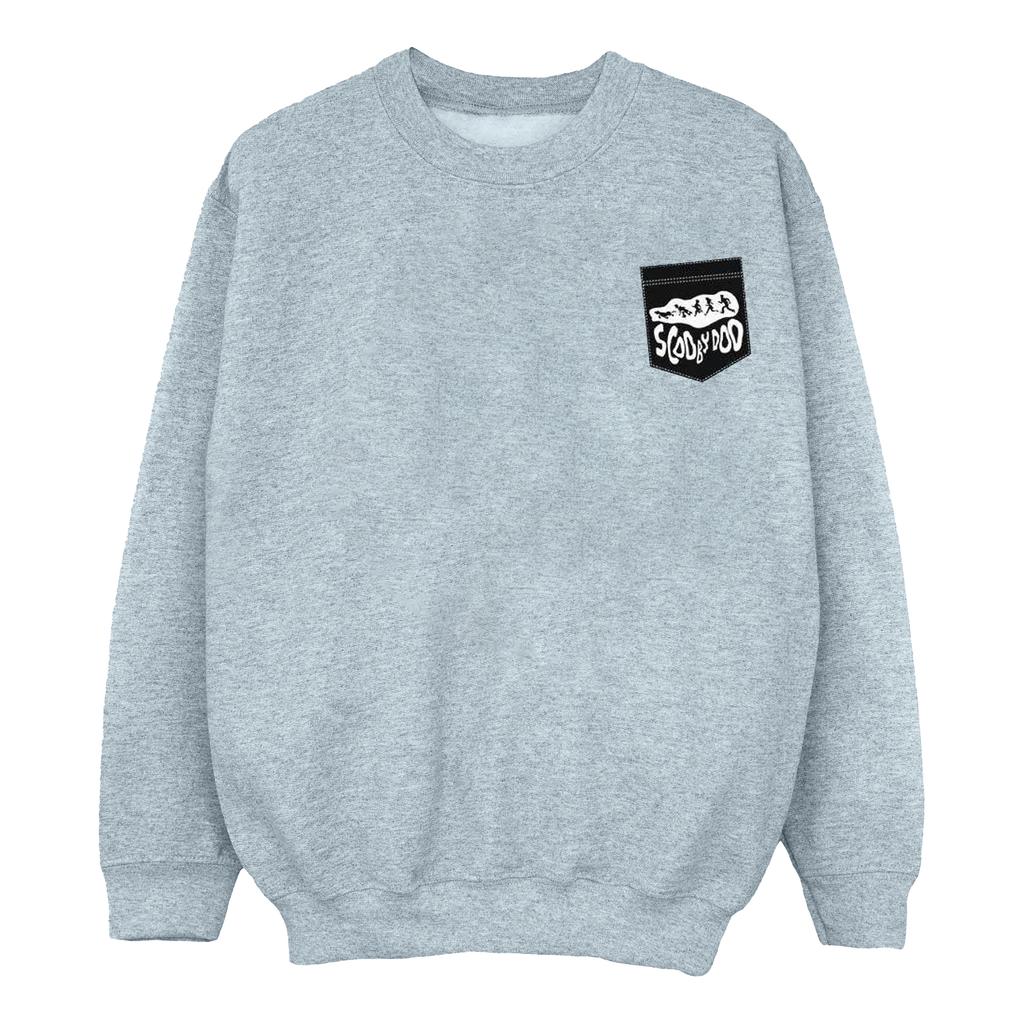 Scooby Doo Mens Faux Pocket Sweatshirt