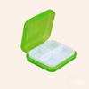 Portable Travel 4 Grid Pill Storage Box Case Container Mini Medicine Organizer