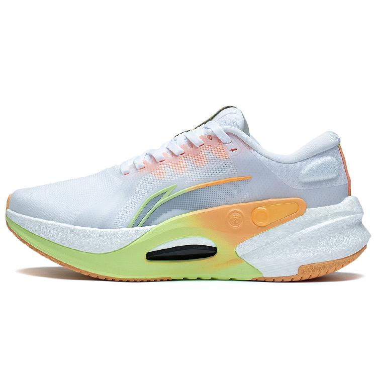 

New LINING Furious Rider 7.0 Running Shoes Women s Low Top Standard White/Fluorescent Ice Yellow ARZT004-5 36