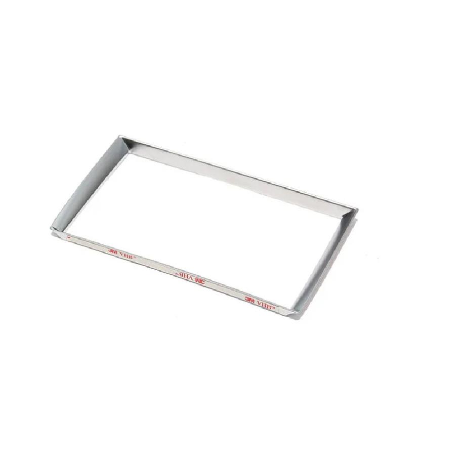 

For Land Rover Discovery Sport 2015 2016 2017 2018 ABS Silver/Black Car Navigation Frame Cover Trim Sticker Car Accessories срібний