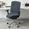 1PC Jacquard Office Chair Covers Anti-dirty Computer Seat Chair Cover Solid Color Removable Slipcover for Study Room Home Office