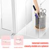 Desktop Bookshelf Acrylic Transparent File Organizer with 3 Compartments Magazine Storage Rack for Home Office and School