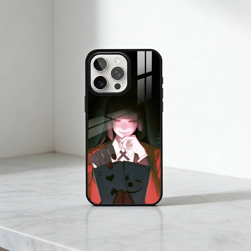 K-Kakegurui Y-Yumeko Phone Case For iPhone17,16,15,14,13 Plus,Pro Max Magnetic For Magsafe Wireless Charging