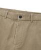 COVERNAT Standard Fit Corduroy Pants Beige
