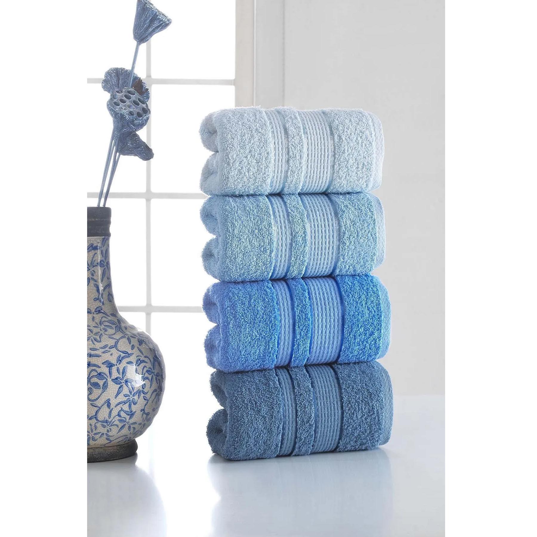 

Towel Set 50x85 Towel Set 4 Piece Hand and Face Towel Cotton