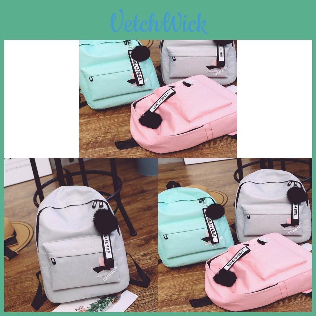 Street Style Canvas Backpack With Waterproof Material For Daily Use And Travel
