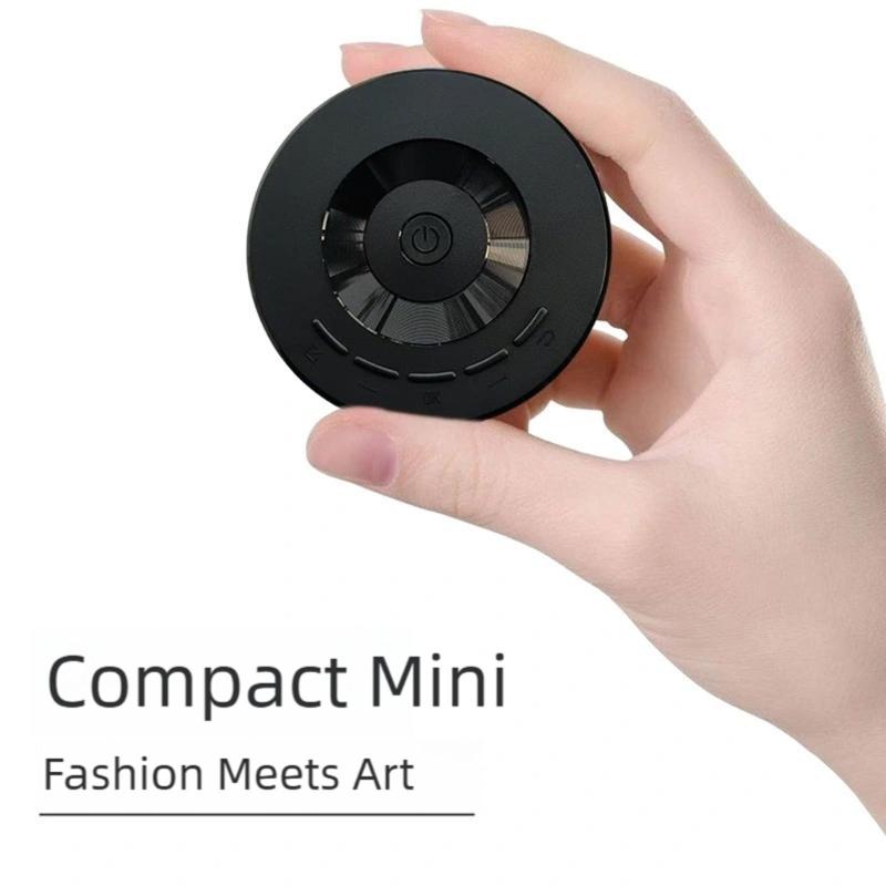 Portable Compact ABS Projector for Corded Screen Mirroring for Phone and 1080P Resolution and Direct USB MP4 Playback