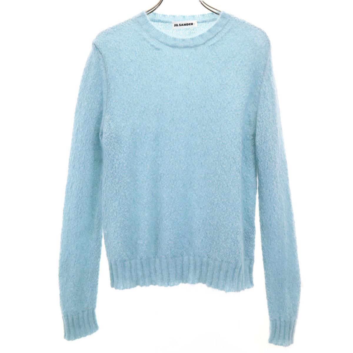 

JIL SANDER+ Italian mohair blend Long sleeve sweater 36 Light blue knit Women Used