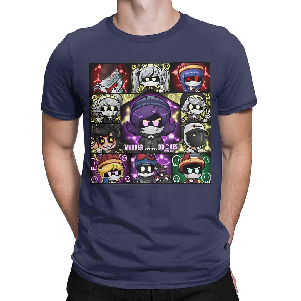 Mens Womens Murder Drones Fanart Chibis T Shirt Cotton New Arrival T-Shirt Uzi Doorman Top Clothing