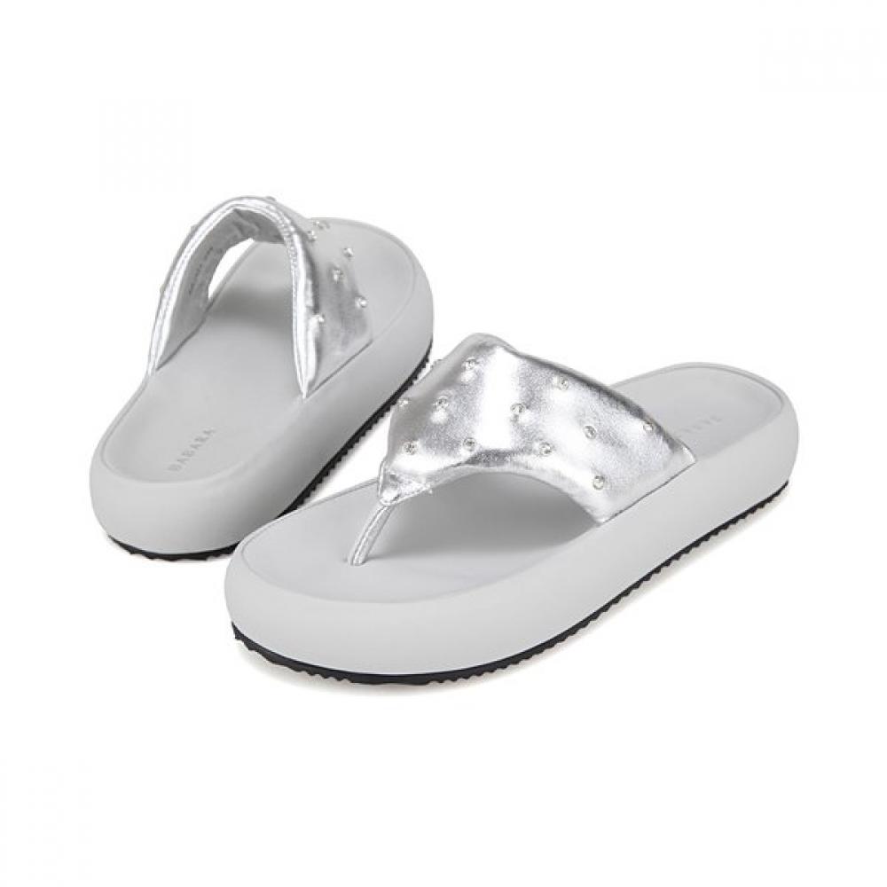 Barbara Leather Minimal Shape Women S Sandal 3.5cm 2colorS Bbj321