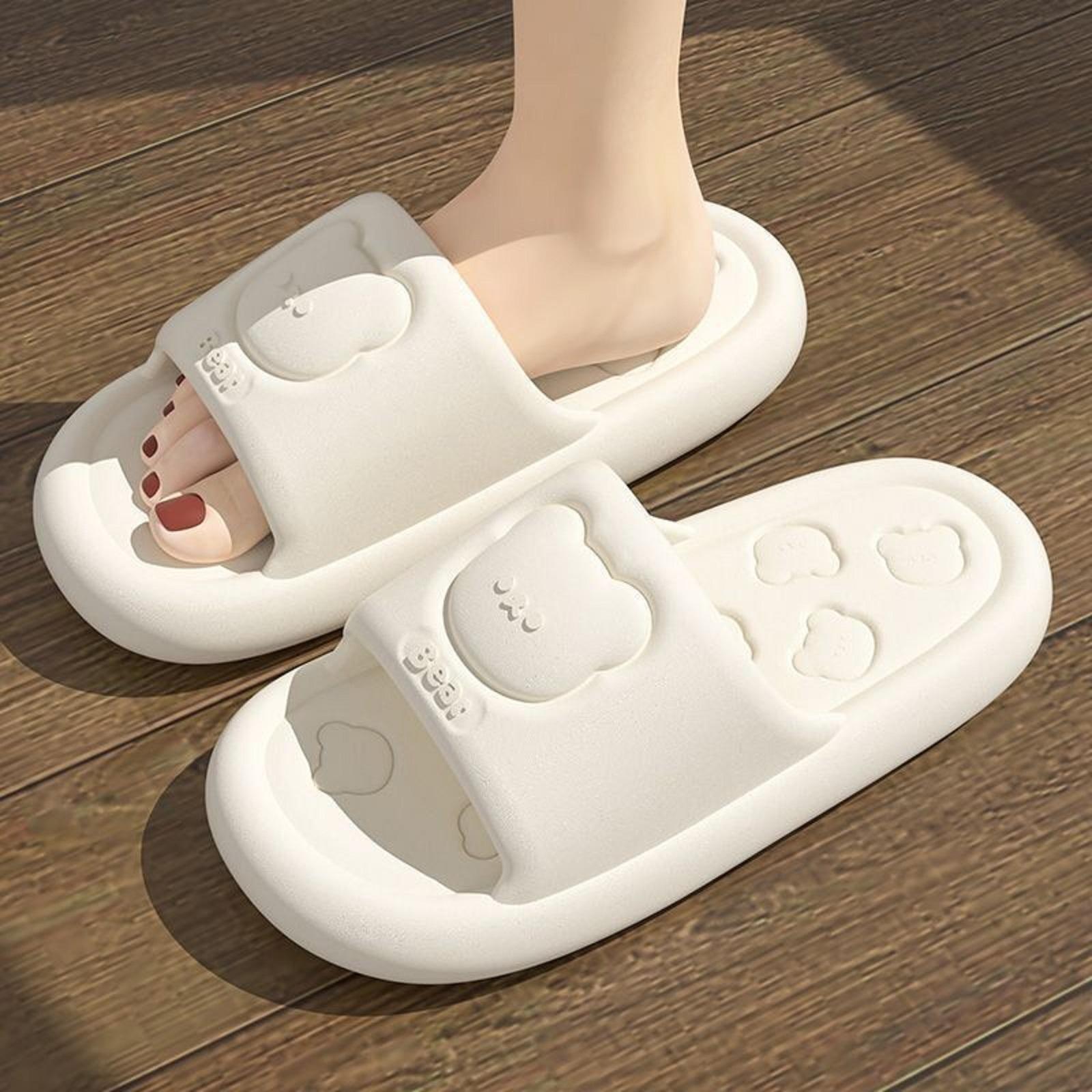 

Cute Printed EVA Slippers, One Size білий