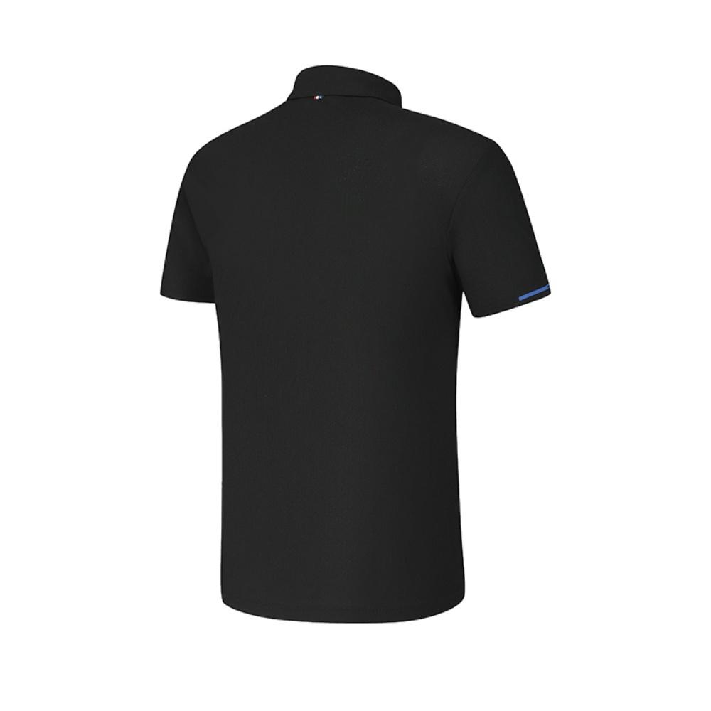 New FILA Golf Series Polo Shirt Men's Pitch Black BK A11M525119F-BK