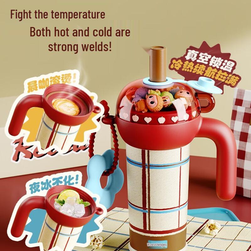 Bio-Living Jumbo Straw Insulated Mug