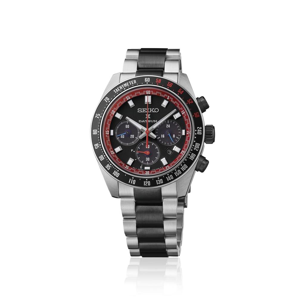 Seiko PROSPEX SPEEDTIMER Cronógrafo Solar con Tacómetro Reloj SBDL109 Datsun 240Z Edición Limitada Acero Inoxidable para Hombre