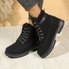 Autumn and winter new pink Martin boots for women, casual shoe size pu leather women's short boots versatile women's shoes