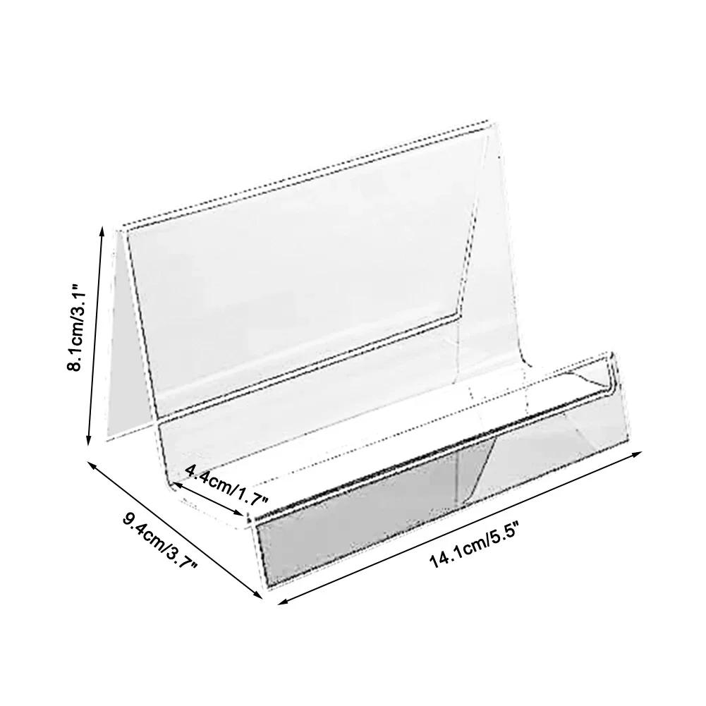 Set Of 8 Clear Acrylic Handbag Display Stands For Retail Displays With Stable Base And Sleek Minimalist Design