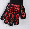 1/2Pcs Non Slip Silicone Oven Gloves Bbq Gloves Fireproof Heat Resistant Cut Resistant Mitts Kitchen Gloves For Barbecue Cooking