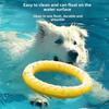Dog Toys, Outdoor Training, Human and Pet Interaction, Pull Ring, Energy-consuming EVA Soft Glue, Bite-resistant Pet Frisbee
