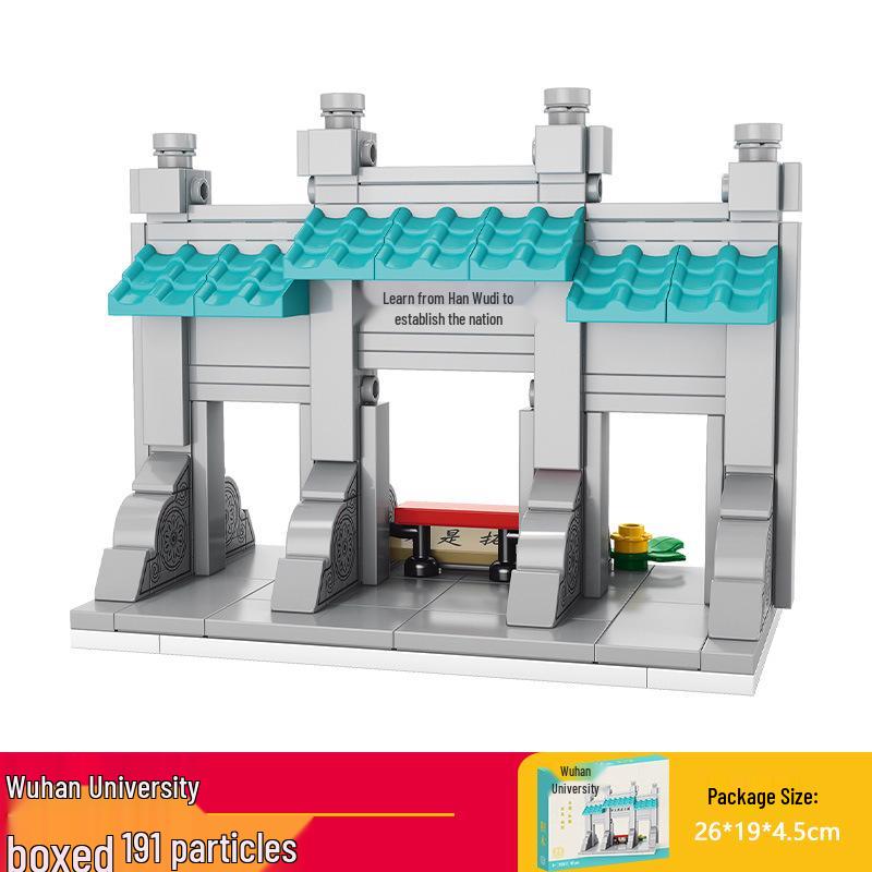 2025 Street Scene Lego-Compatible Architecture Model: Educational Assembly Toy for Kids and Boys