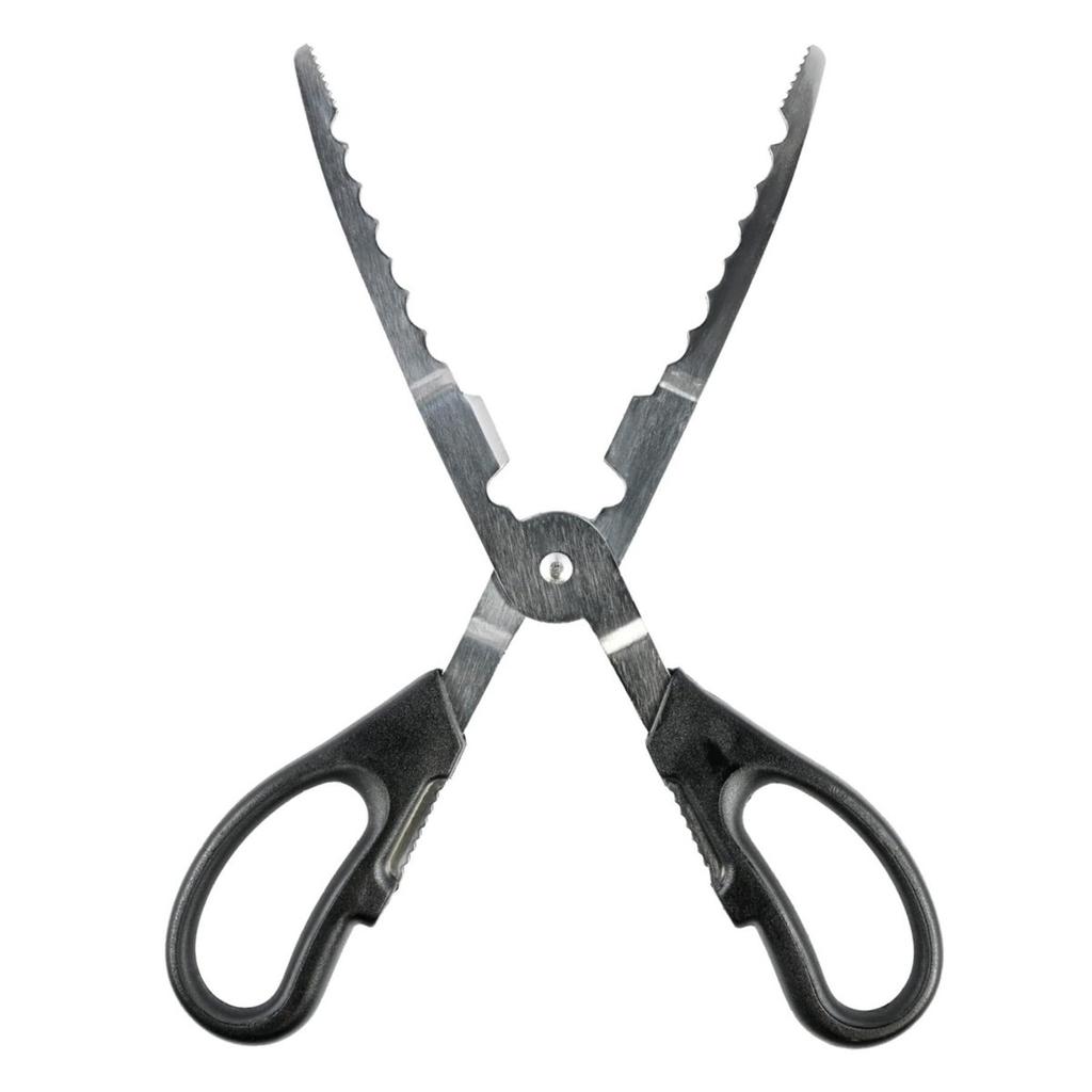 Dragon Stainless Steel Fish Gripper Tongs with Line Cutter, 25cm Hairtail Sabre Fish Grips for Fishing