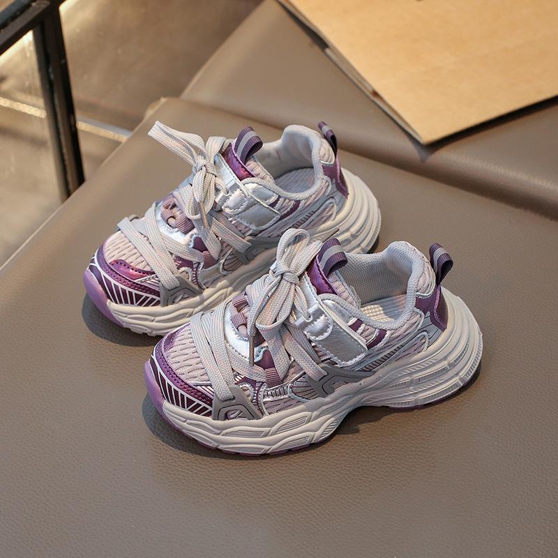 

Girls sports shoes 2025 new children s shoes autumn and winter shoes youth running shoes boys shoes dad shoes explosion 26