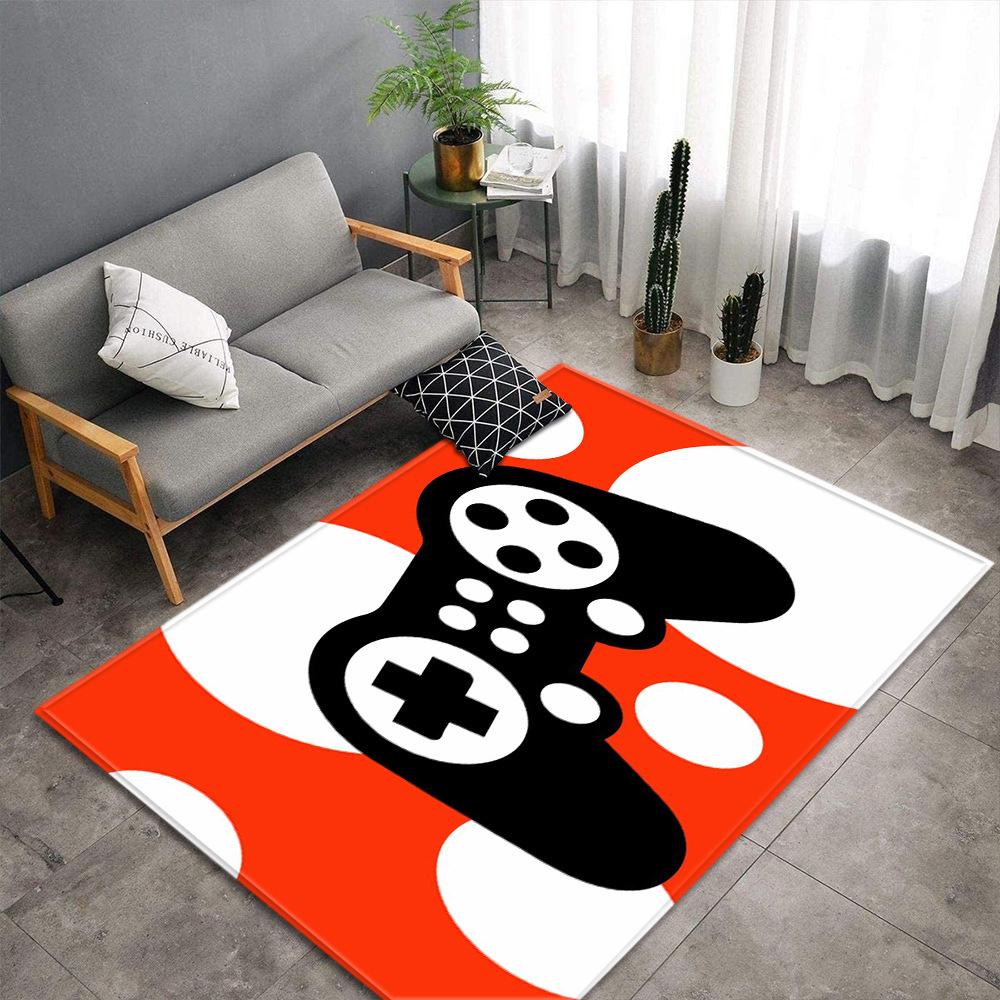 Game Console 3D Carpet for Living Room Game Gamepad Bedroom Carpets for Boys Room Vided Game Children Play Rug Kitchen Room Mat