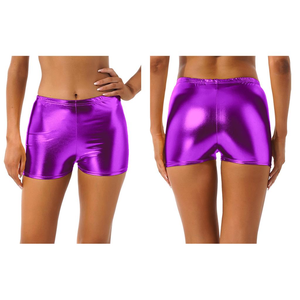 YEXPINE Pantalones Cortos Cargo De Piel Sintética Para Mujer, Cintura Alta, Casuales, Pierna Ancha, Bermudas Con Bolsillos, Color Café