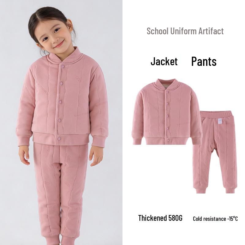 Teen School Uniform Essential: Three-Layer Wool Lining, Warm Winter Jacket for Boys & Girls.