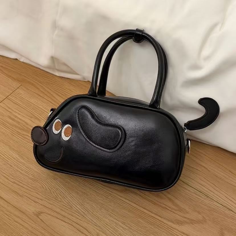 Niche Design Versatile Portable Bread Puppy Bag Simple High-Value Messenger Commuter Bag