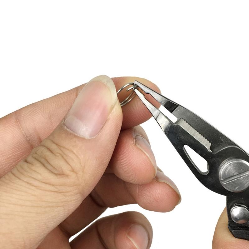 Stainless Steel Fishing Line Cutter Small Fishing Hook Remover Small Fishing Plier Scissors Comfortable Grip Plier