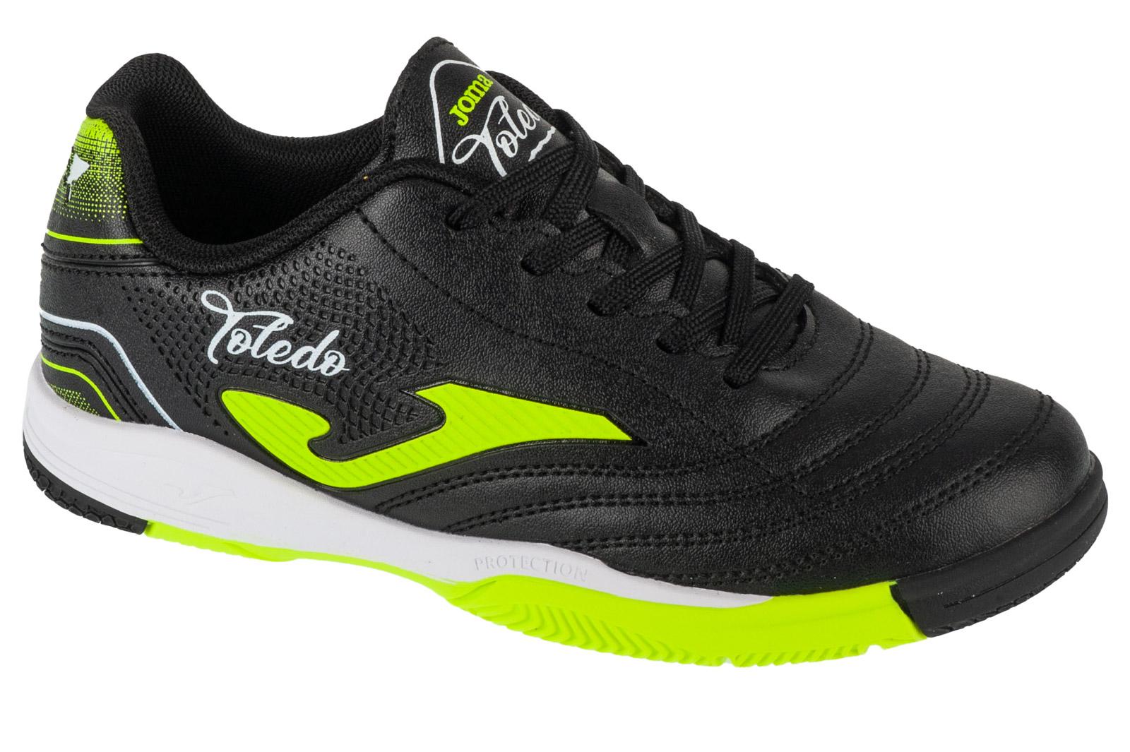 Joma Toledo Jr. 25 TOJS IN, für Jungen, schwarze Hallenfußballtrainer 34 schwarz