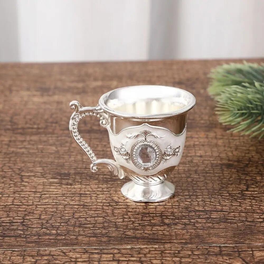 25ml with Handle Goblet New Metal Europe-style White Wine Cup Wine Glass